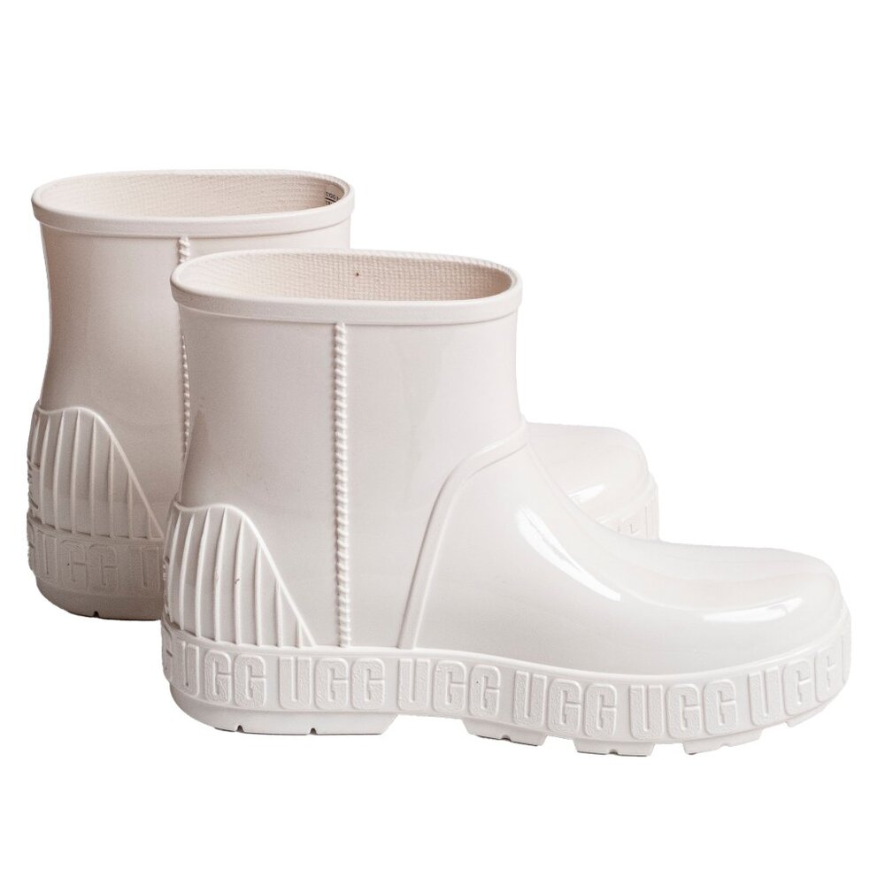 UGG Women Drizlita Rain Boots - White - Women’s New in Box Size 8
